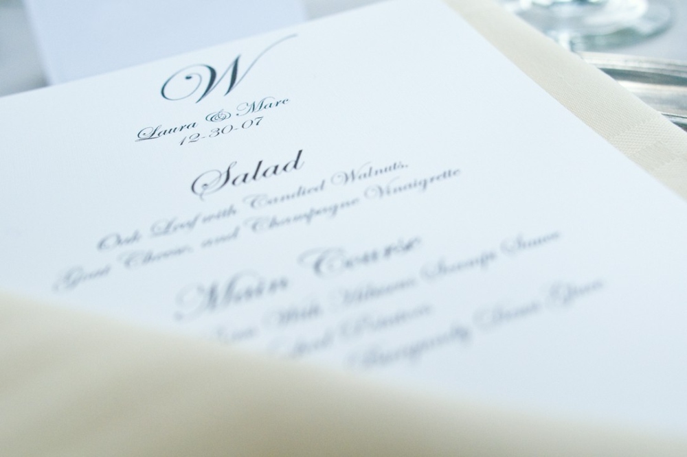 weselne menu